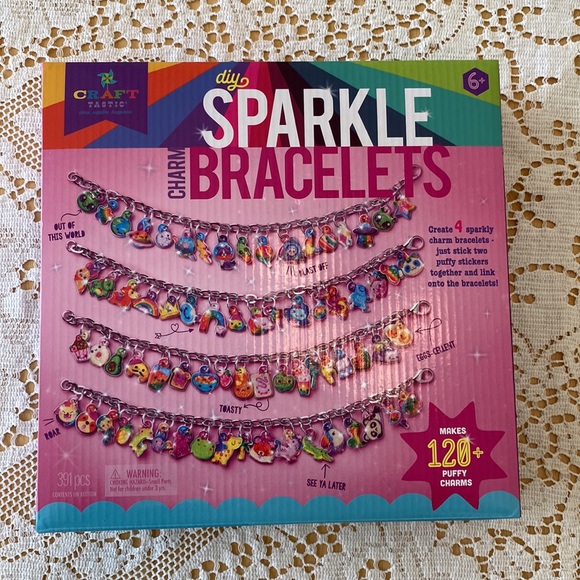 DIY Sparkle Charm Bracelets - Picture 1 of 3